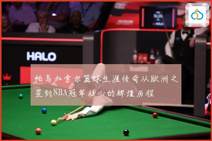 帕乌加索尔篮球生涯传奇从欧洲之星到NBA冠军核心的辉煌历程